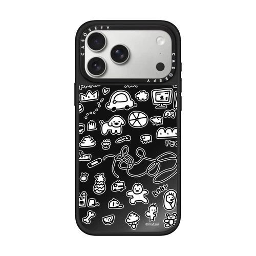 联名matsui可爱狗狗插画18Pro适用iPhone17ProMax苹果防摔保护套Magsafe磁吸14明星网红同款15CASOSEFY手机壳