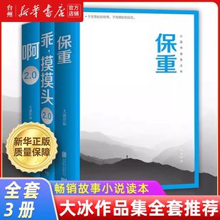 【正版书籍】大冰作品集套装推荐 啊2.0 乖摸摸头 保重  小蓝皮收官之作 畅销故事小说读本书籍经典文学 蓝皮原著 青春畅销书读物