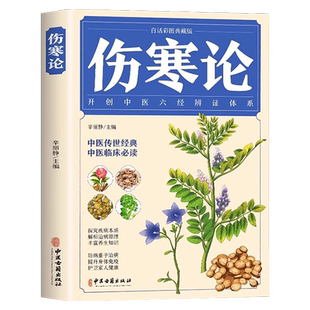 伤寒论张仲景正版 原著全译注解读伤寒杂病论诠解中医书籍大全中药学抓配土单方药方书籍中医经典名著辨证论中草药彩图鉴大全书