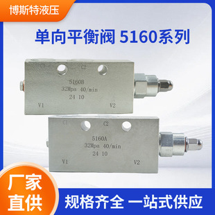 博斯特 规格多样 单向液压阀平衡阀 5160系列