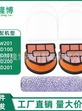 适用于Shark吸尘器AW201/WD201/WD100/101配件软毛滚刷过滤棉外框
