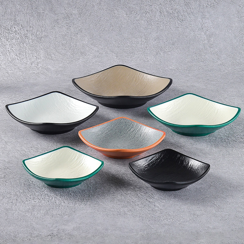 密胺小吃碟塑料仿瓷方形小碟子调料蘸料碟凉菜小食碟小菜碟子商用,餐饮具,碟,淘宝优惠券,粉丝福利购,淘宝优惠卷