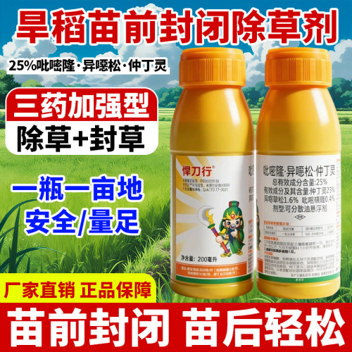 （厂家直销）旱稻苗前封闭除草剂
