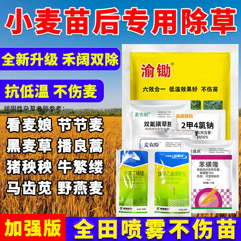 （专杀顽固杂草）小麦苗后除草剂
