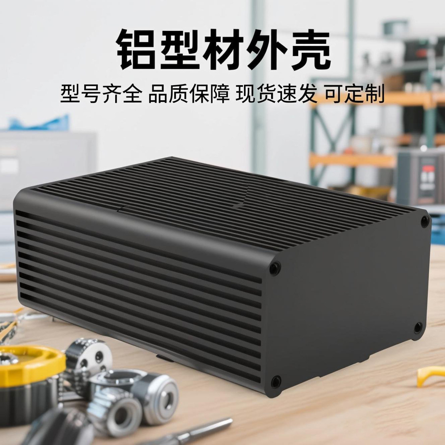 铝合金外壳仪器工业交换机设备机壳定制壳体一体式铝型材防尘氧化