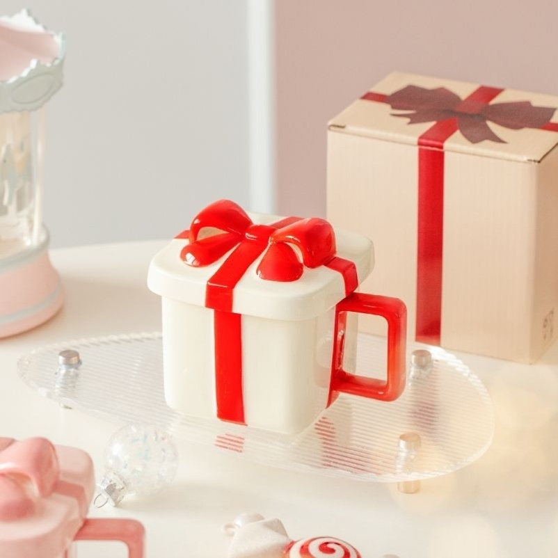 创意陶瓷杯马克杯喝水杯子咖啡杯ins高颜值生日礼物实用型牛奶杯