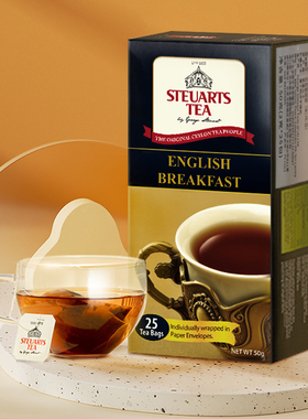 STEUARTSTEA锡尔德斯里兰卡英式早餐锡兰红茶茶包茶叶袋泡茶进口