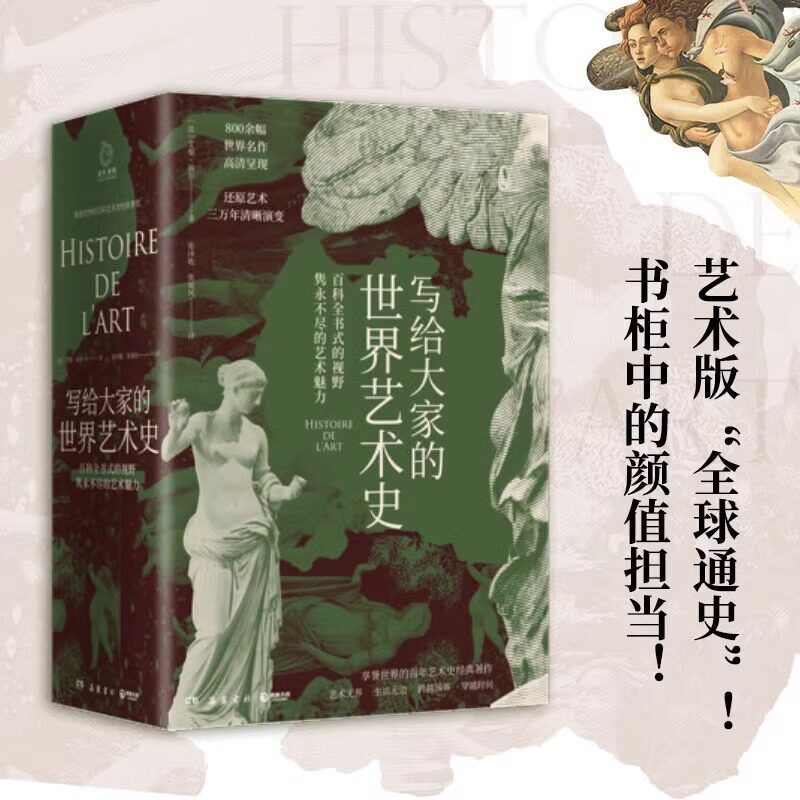 正版 写给大家的世界艺术史 百科全书式的视野隽永不尽的艺术魅力 还原艺术三万年清晰演变 800余幅世界名画艺术版全球通史 SD