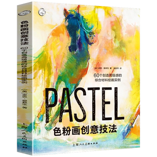 色粉画创意技法:60个创造感的综合材料绘画实例 色彩冲击力 动物写实绘画 彩印纸 画面构成理论 美术生小白 绘画