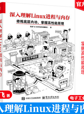 深入理解Linux进程与内存 修炼底层内功,掌握高性能原理 张彦飞 著 操作系统（新）专业科技 新华书店正版图书籍 电子工业出版社