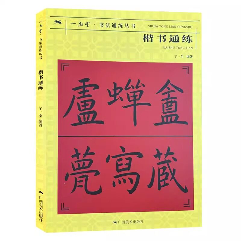 楷书通练 书法通练丛书 楷书基础知识精讲 毛笔书法入门字帖书法 基础知识讲解笔法写法边旁部首解析 正版毛笔书法自学课程教材书