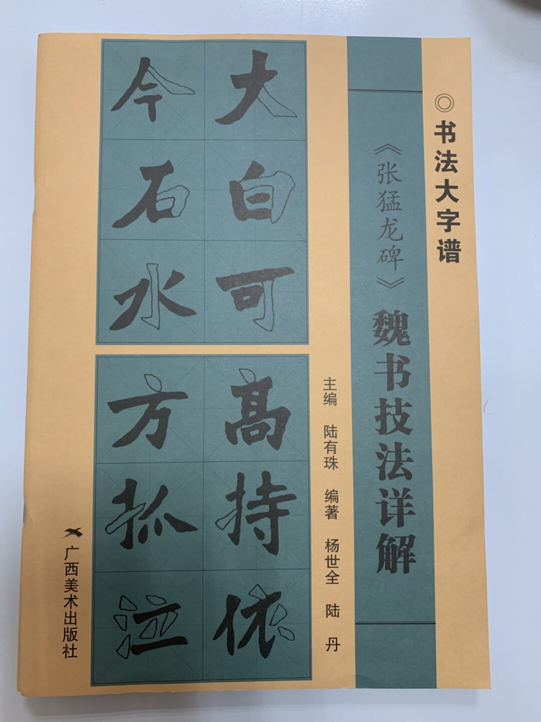 张猛龙碑 魏碑技法详解 书法大字谱 楷书毛笔软笔古碑帖集字字帖基本笔画偏旁部首字形结构讲解 广西美术出版社