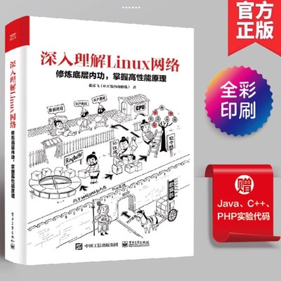 官方旗舰店 深入理解Linux网络： 修炼底层内功 掌握高性能原理 网络开发读者网络开销运维人员网络性能优化理论指导 Linux运维书