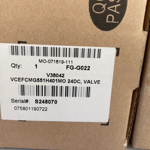 可维修ASCO电磁阀VCEFCMG551H401MO 24DC议价