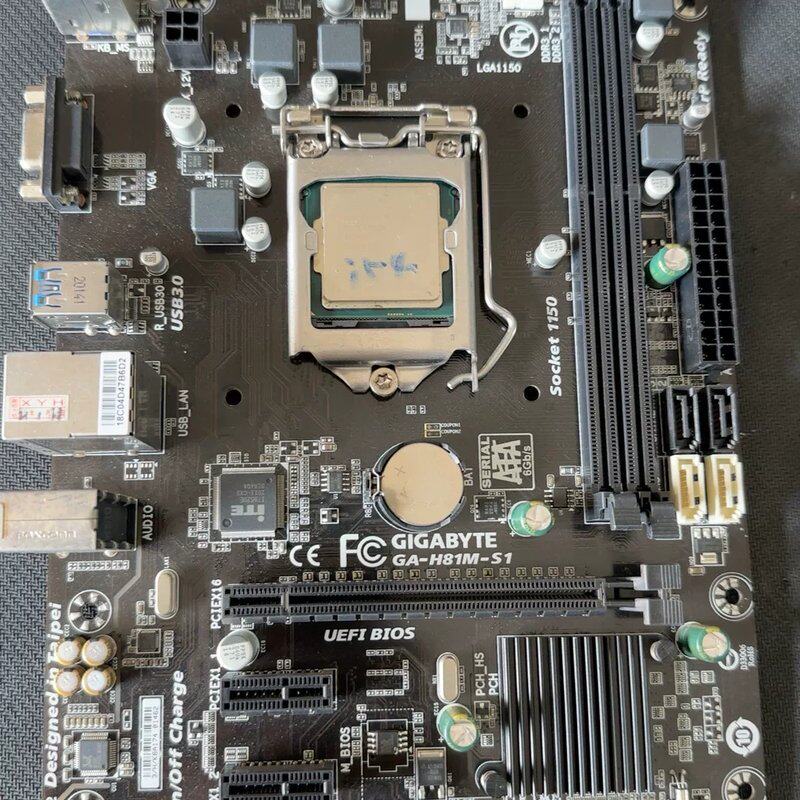 可维修技嘉H81M-S1 套装议价