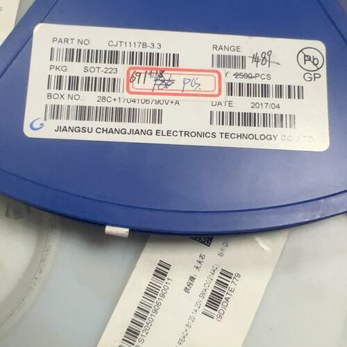 可维修长电CJA1117B-3.3 丝印1117-3.3 SO议价