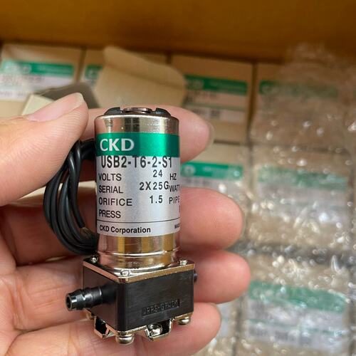 可维修CKD喜开理usb2-t6-2-s1两通电磁阀 24Vd议价