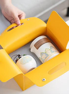 礼旅行茶XJ-66589茶具便携式功夫具小装户外泡茶壶快客套杯中秋品