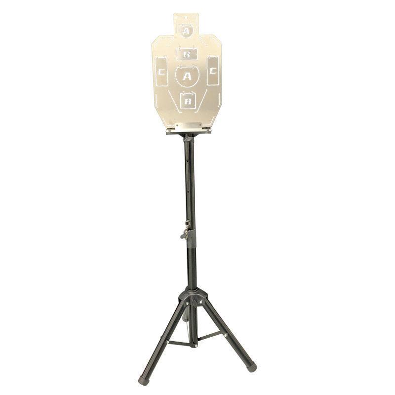 不锈钢标靶成人小钢人训练靶MT08钢靶弹力水弹真人练习靶壁虎训练