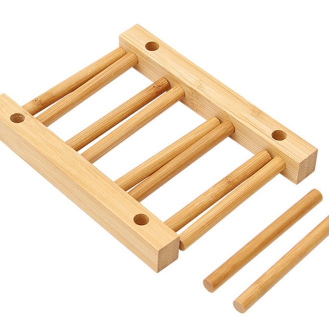 大碗收纳架竹制竹盘架碟架沥水碗架竹木厨具碟盘架沙拉碗杯架