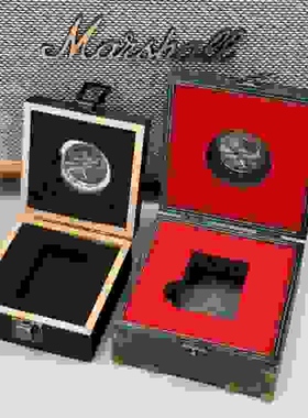 新款打火机收纳盒棕色绿色放大镜ZP常规机型通用太空舱木盒展示盒