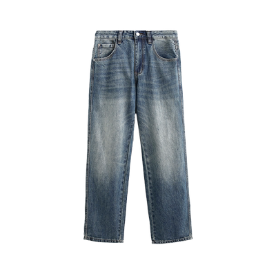 美式高街直筒裤JFU百搭宽松秋冬