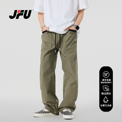JFU长裤工装裤潮牌多口袋