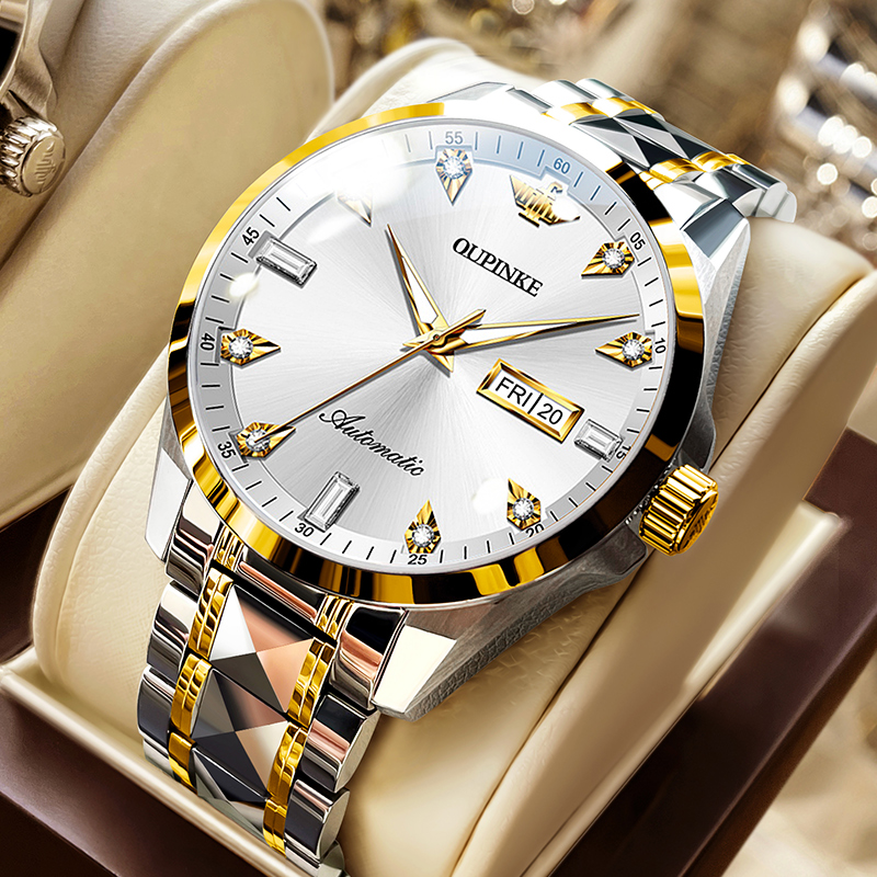 张智霖代言欧品客进口机芯手表