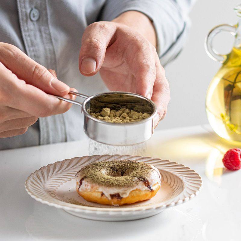 迷你面粉筛蛋糕甜品精选不锈钢网咖啡糖粉可可粉末撒粉器烘焙过滤