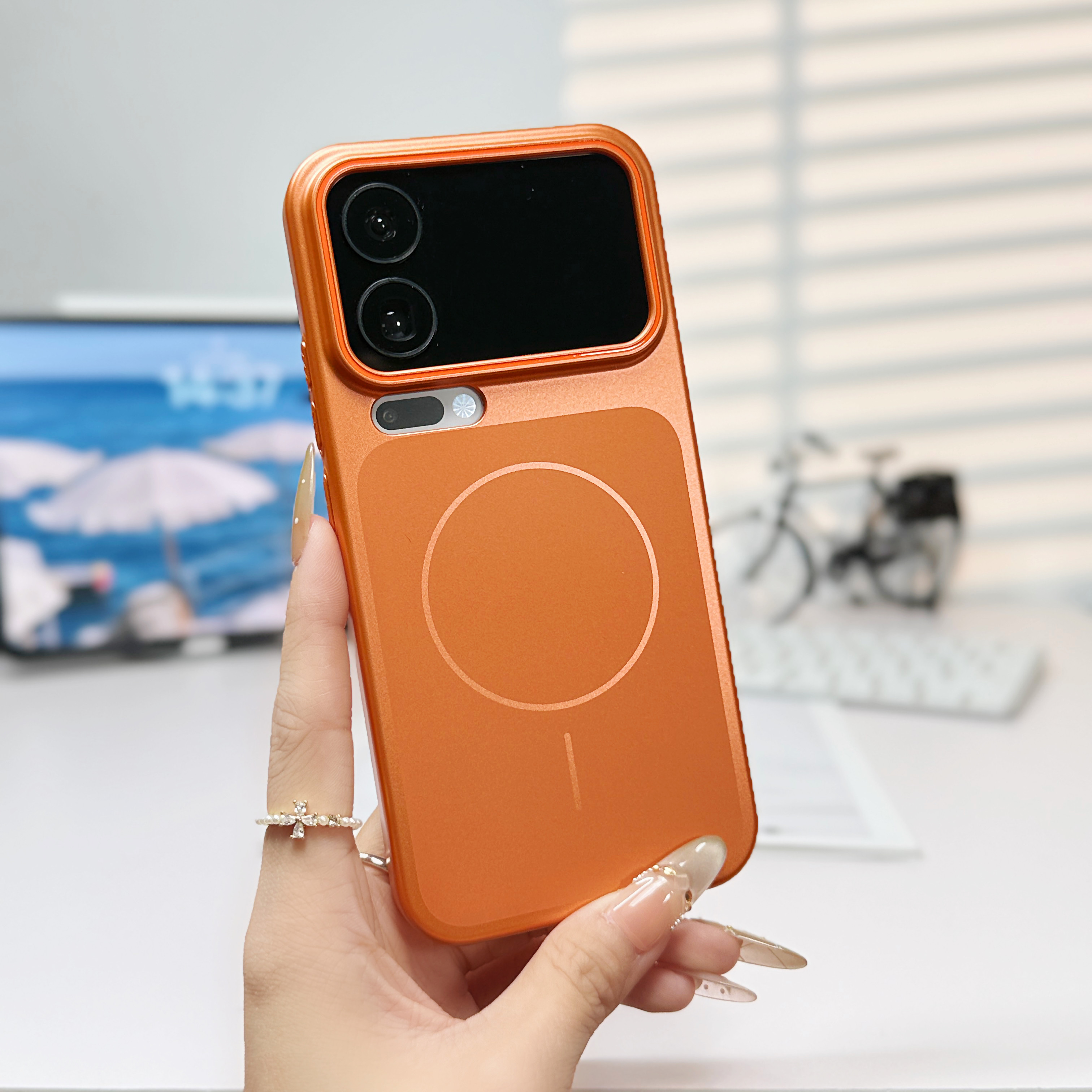 金属漆原机纹磁吸适用小米17promax手机壳新款女xiaomi17镜头全包17Pro磨砂高级感男防摔保护套轻奢高端硬壳