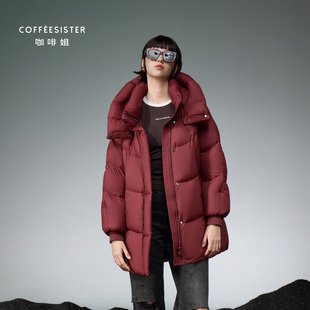 一手长O型拼打揽羽绒服CAJD1818