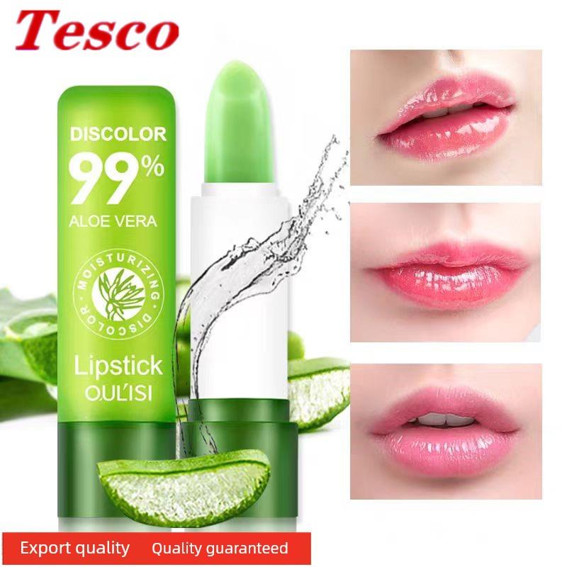 Moisture Lips Balm Aloe Color Change Lipstick变色润唇膏口红