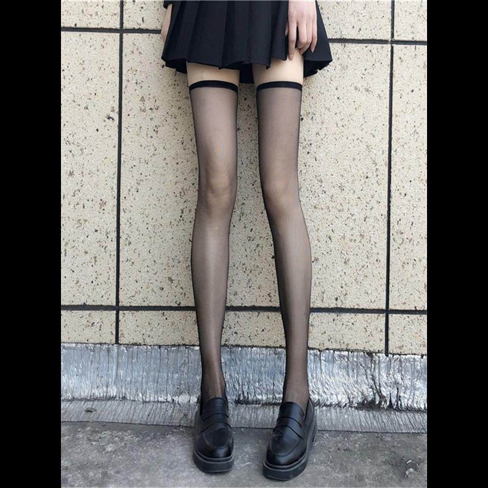 黑丝袜女薄款透明过膝袜子JK长筒黑色ins潮爱心超薄性感纯欲白丝,女士内衣/男士内衣/家居服,长筒袜,淘宝优惠券,粉丝福利购,淘宝优惠卷
