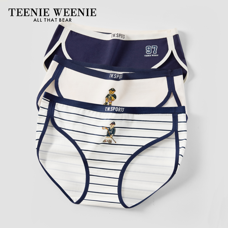 TeenieWeenie小熊内裤女抗菌透气