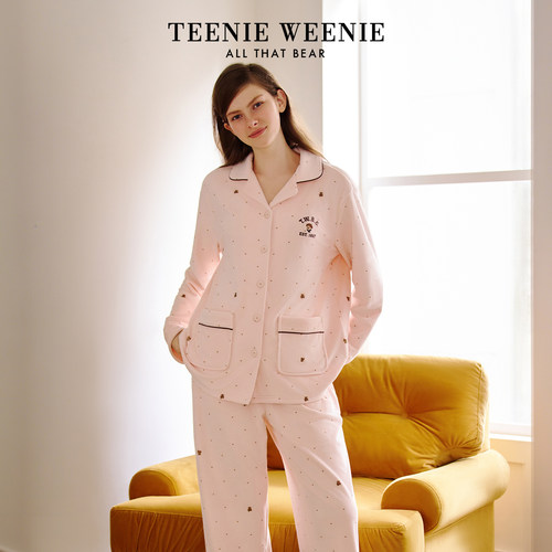 TeenieWeenie小熊睡衣女海岛绒