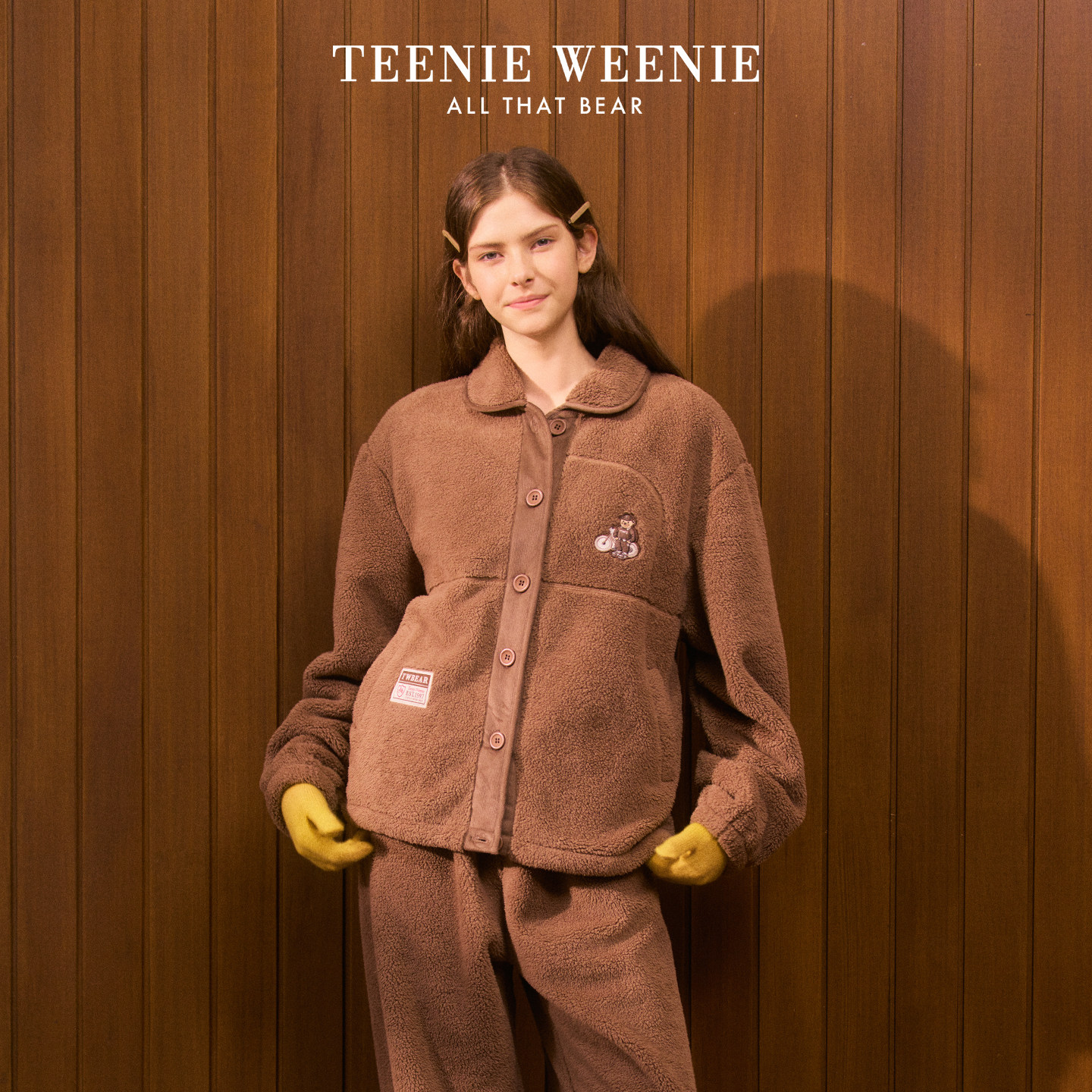 TeenieWeenie小熊秋冬睡衣女2025新款加厚宽松舒适家居服套装女士,女士内衣/男士内衣/家居服,睡衣/家居服套装,淘宝优惠券,粉丝福利购,淘宝优惠卷