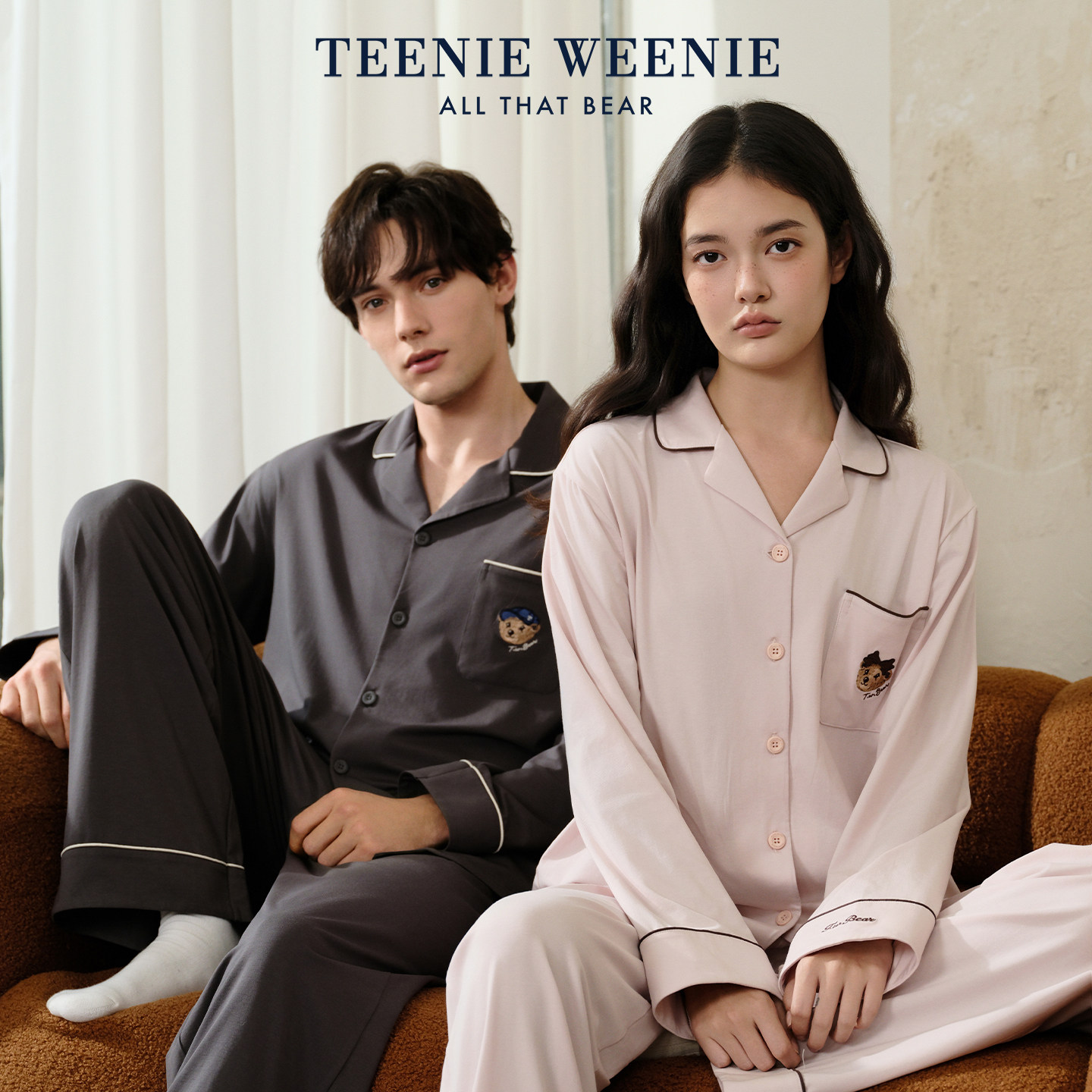 TeenieWeenie情侣纯棉长睡衣图片