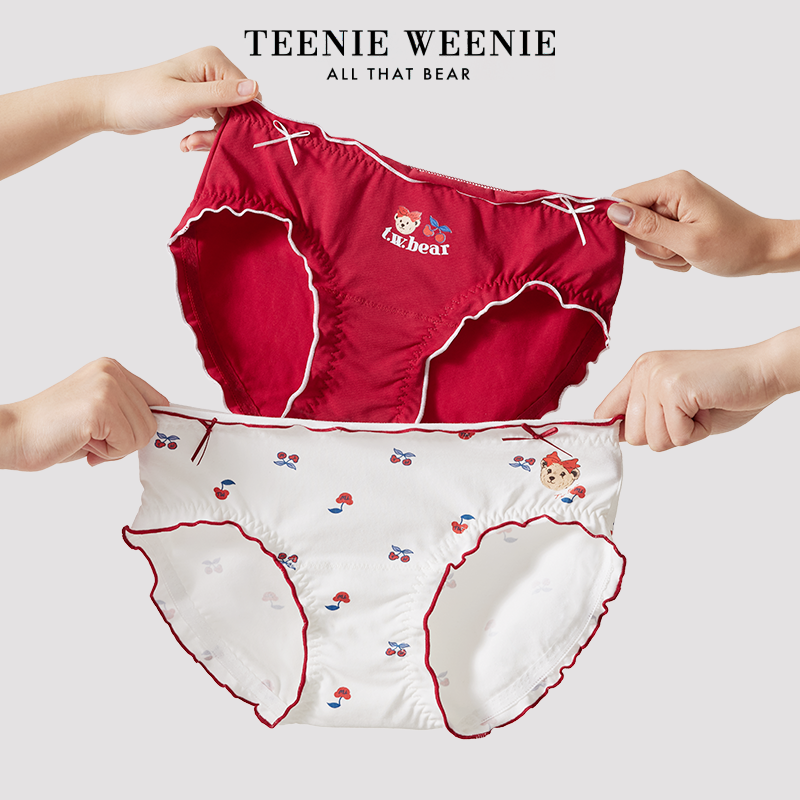 TeenieWeenie女生纯棉透气内裤