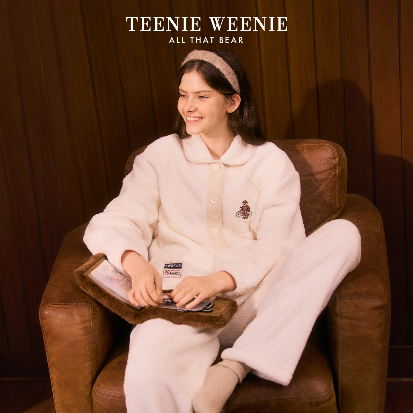 TeenieWeenie小熊加绒睡衣女款
