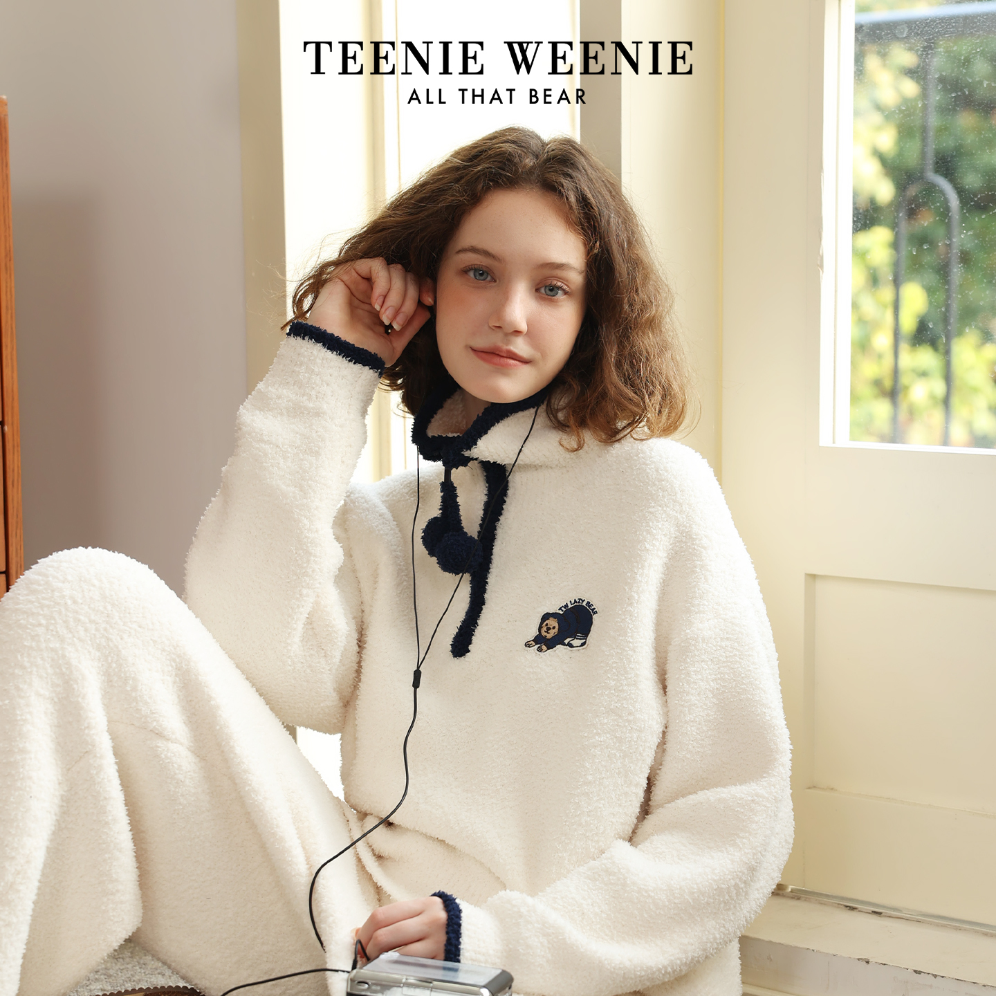 TeenieWeenie小熊翻领睡衣
