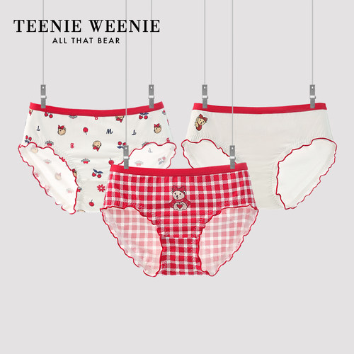 TeenieWeenie小熊内裤女抗菌