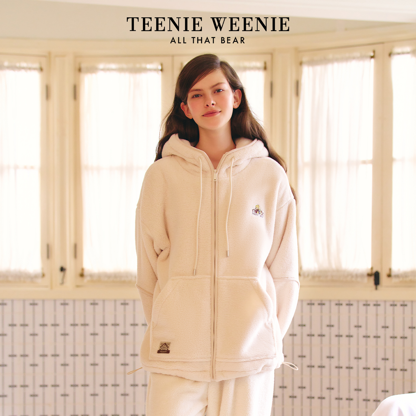 TeenieWeenie小熊羊羔绒睡衣女
