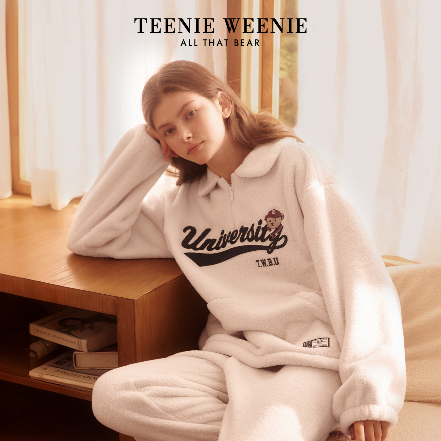 TeenieWeenie小熊睡衣女2025新款