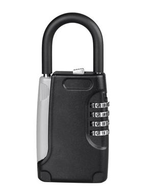 跨境热销Keybox门把手钥匙储存盒免安装挂钩式工地民宿密码钥匙盒