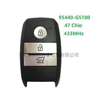 适用于2016起亚Niro遥控器智能卡3键95440-G5100 频率434芯片47