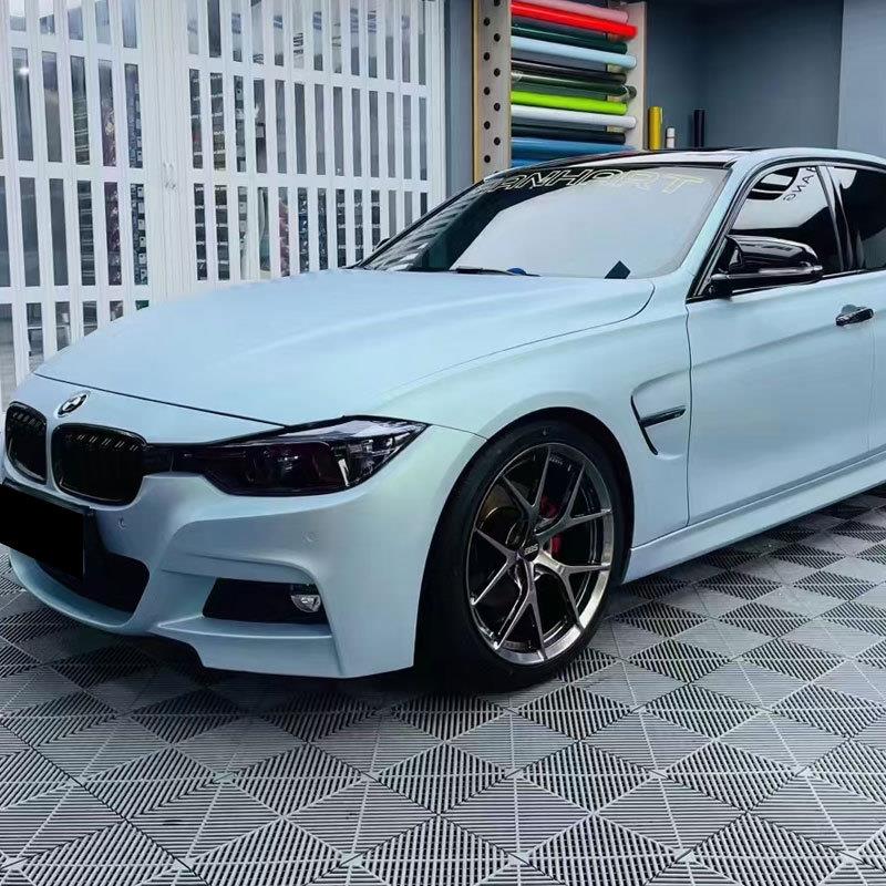 卡莱克陶瓷冰川蓝汽车改色膜远峰蓝魅金全车贴膜卡普里灰紫车贴纸