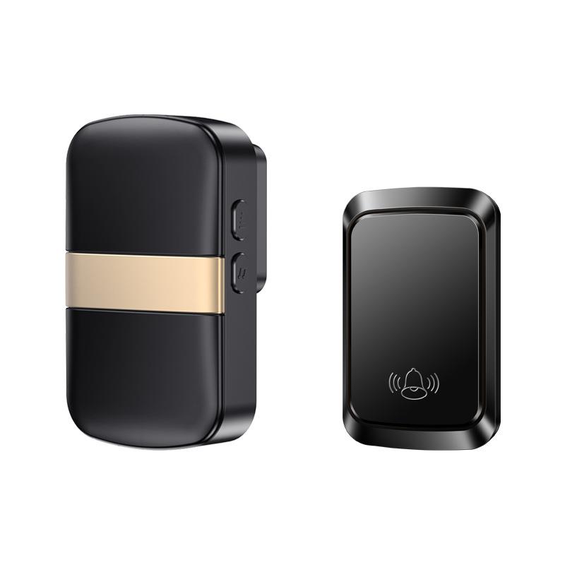 卡佳斯智能自发电门铃无线家用远距离一拖一防水穿墙电子闪光门铃