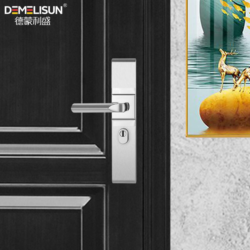 不锈钢拉手厂家直销卧室防盗静音门锁室内木门防盗门拉手