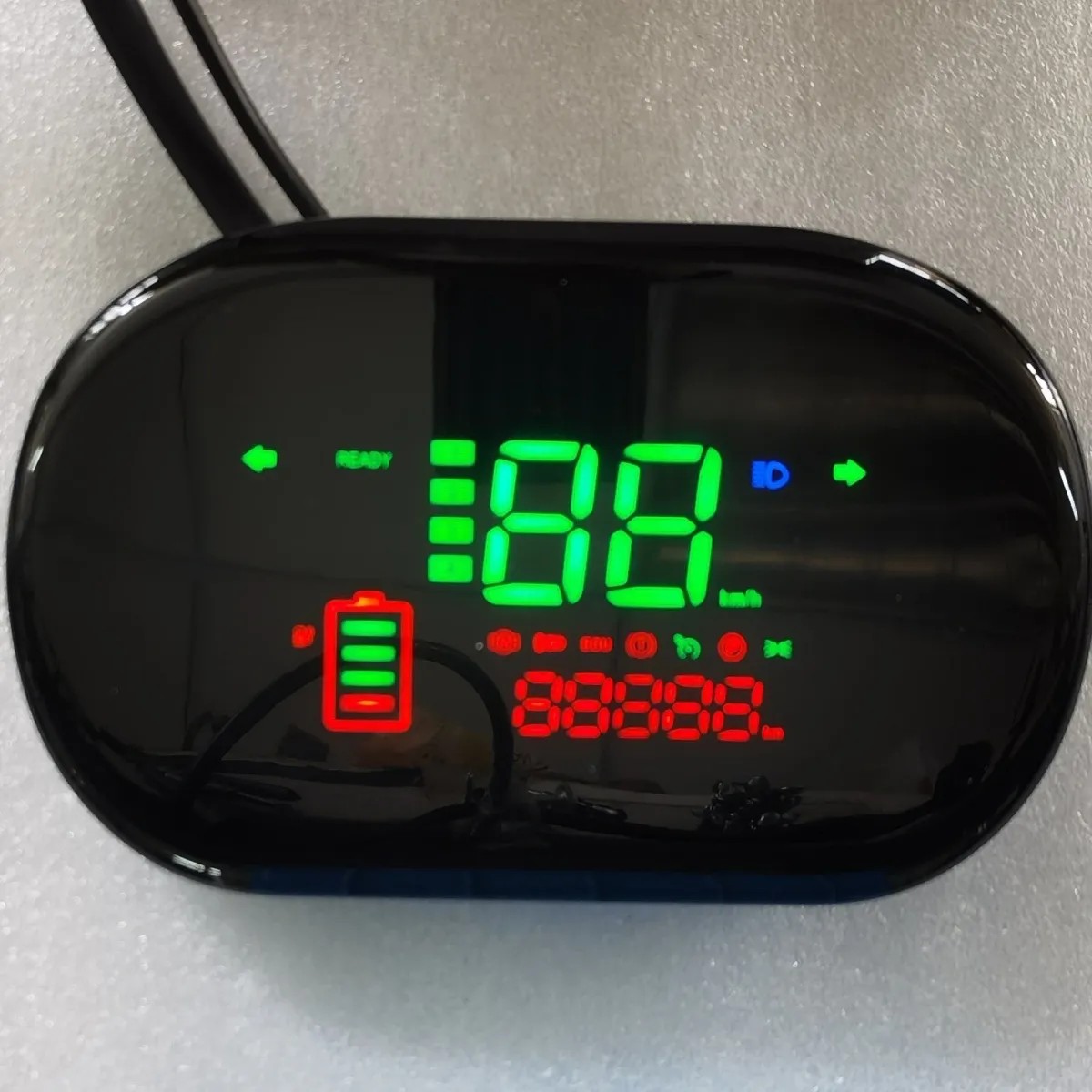 B09仪表盘Led彩色全屏显示仪表实时电压显示各品牌码表改装通用