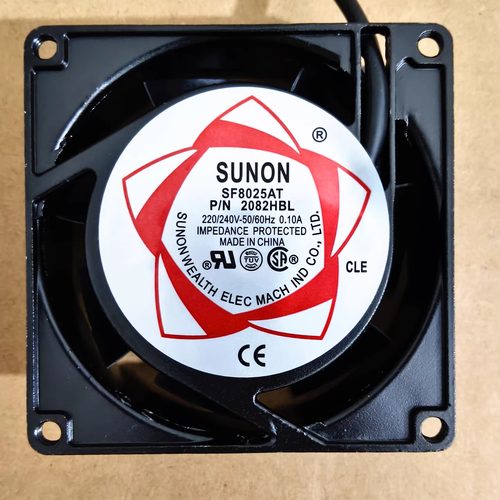 全新原装建准SUNON SF8025AT 2082HBL 220V 8CM 小型轴流风机风扇